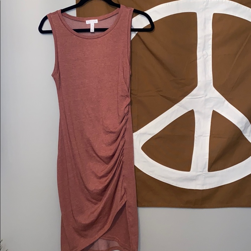 Leith Ruched Bodycon Tank Dress